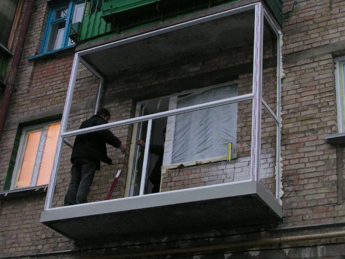 Монтаж балконов